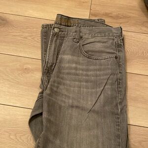 Mens grey 36/32 jeans american eagle